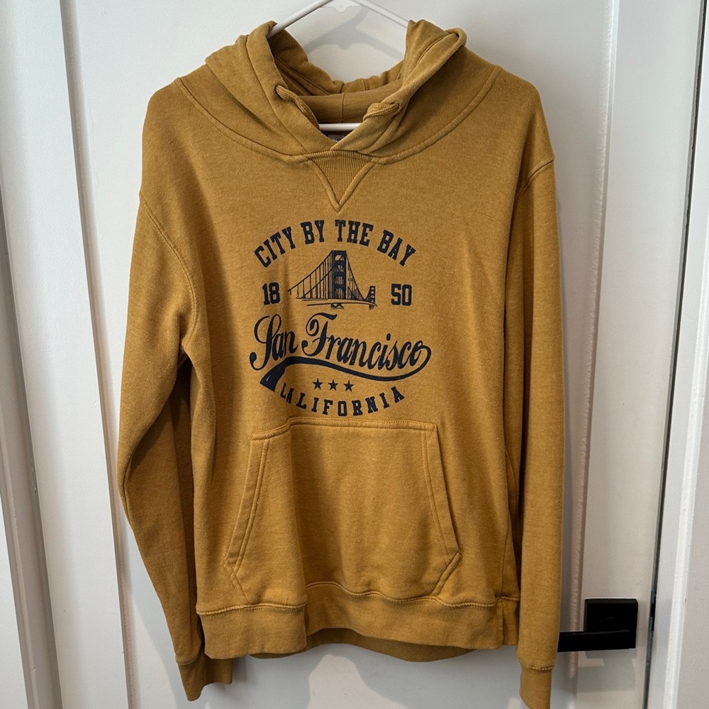 City by the Bay San Francisco Hoodie - Mustard